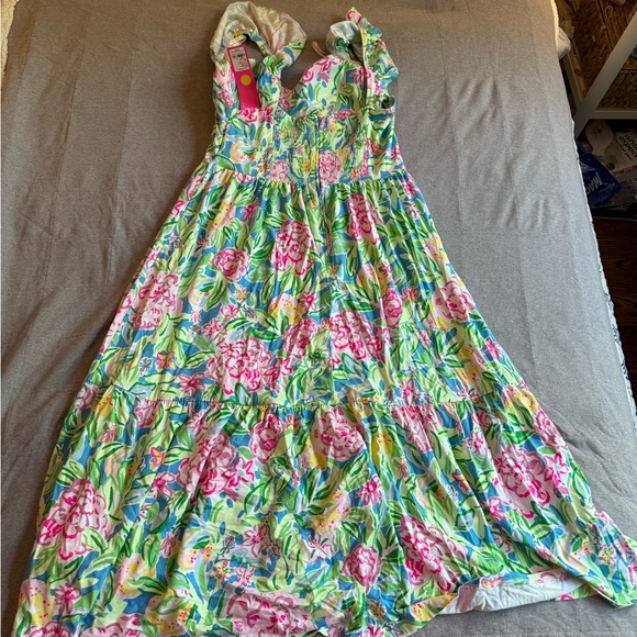 NWT Lilly Pulitzer Bayleigh Flutter Sleeve Dress - Picture 2 of 3